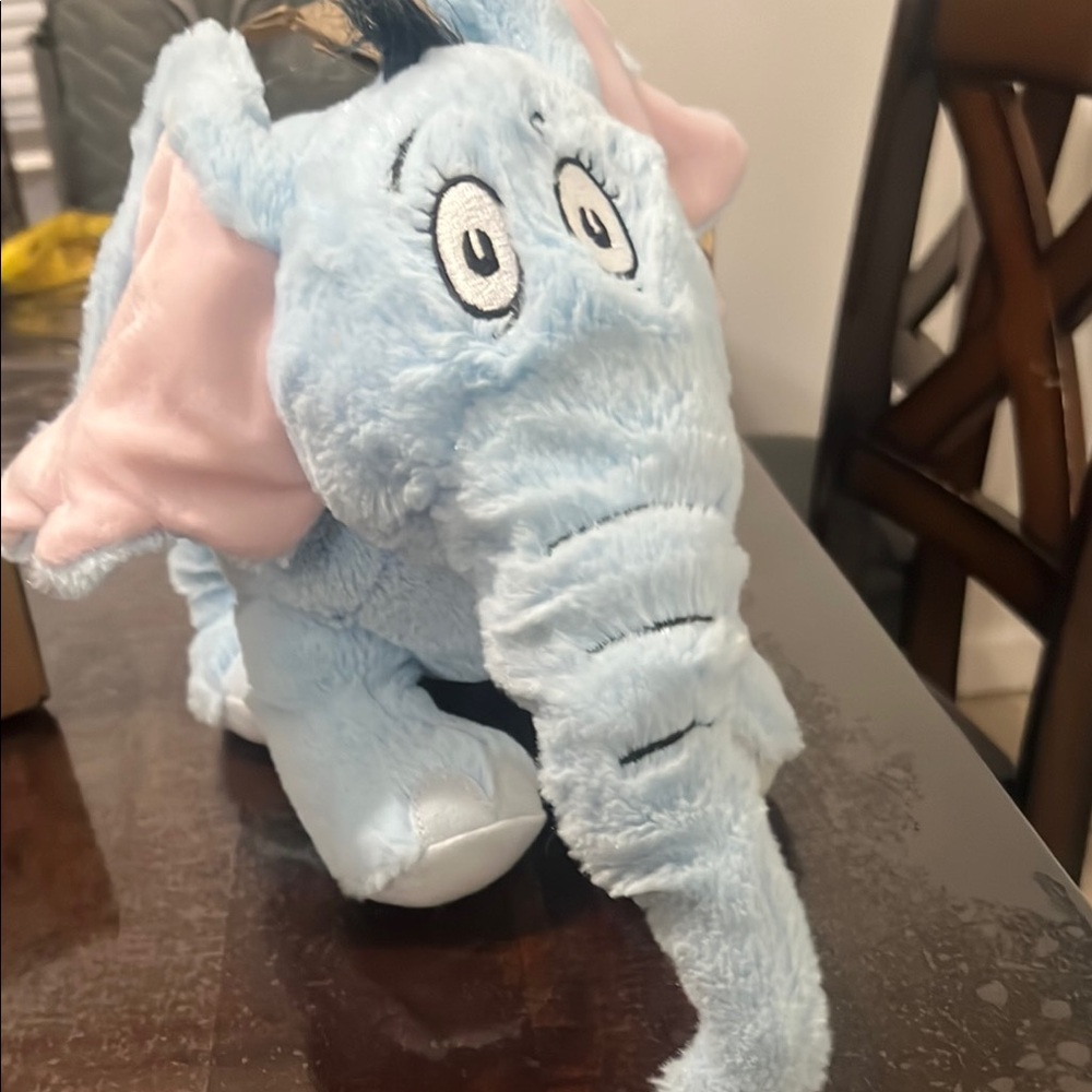 Blue Elephant Plush Toy